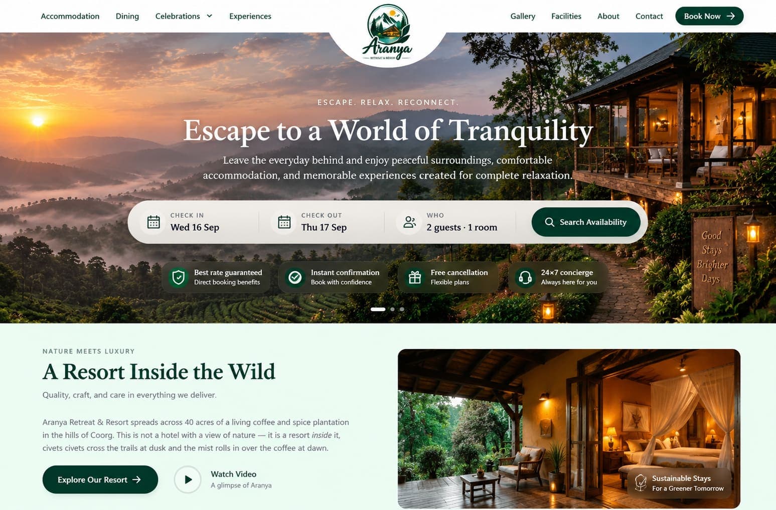A tours and travel website built with PixelLayout